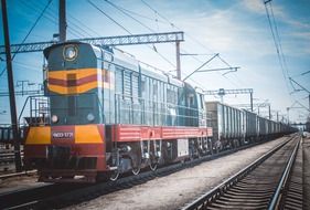 Photo of railway station in Kazakhstan