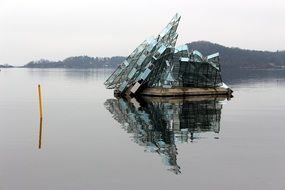 Construction in Oslofjord, Norway