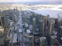 toronto skyscrapers view