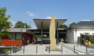 Stone pillar in wonnegau rheinhessen