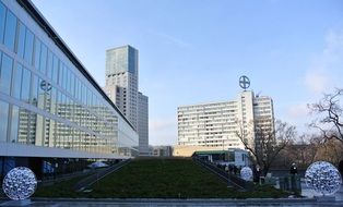 modern architecture in the shadow, berlin