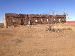 ruins in the desert of australia