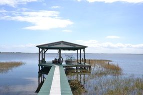 lake boat house