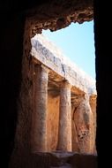 ancient ancient pillars in the lumen
