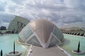 exterior of city of arts and sciences