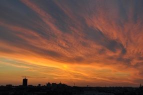 city sunset