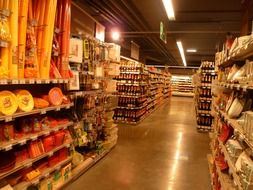 store market interior view