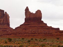 Red rocks in Monument Valley, Arizona