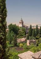 Alhambra fortress complex located in Granada, Andalusia, Spain