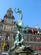 Brabo Fountain in Antwerp