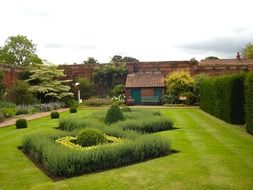 photo of a beautiful garden in Norfolk, England