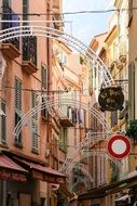 decorated city street in the Mediterranean region