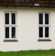 Two windows of the white house