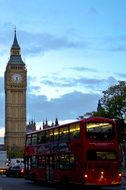 Big Ben tower in London city