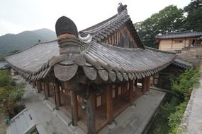 wooden temple architecture