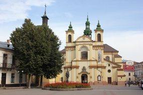 old church in city,ukraine, ivano-frankivsk