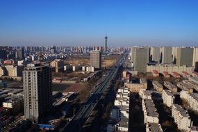 City from a bird s eye view