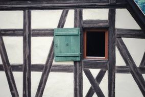 small open window in a house in Germany