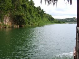 River in the carribean dominican republic holiday