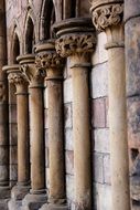 stone architectural columns