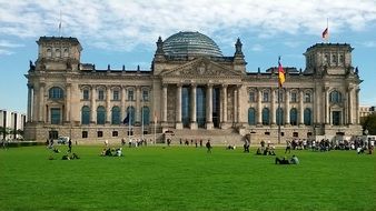 cityscape of old building in berlin germany