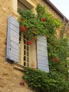 facade of a building in a village in provence