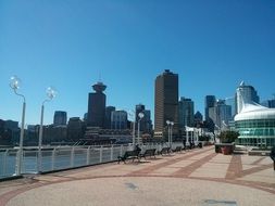 Vancouver waterfront on a sunny day