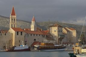 View of the old town in Trogir, Dalmatia, Croatia