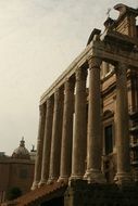 building with columns in rome