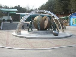border memorial in south korea