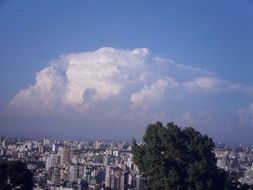 panorama of the city of Porto Alegre