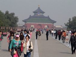 Picture of people in beijing