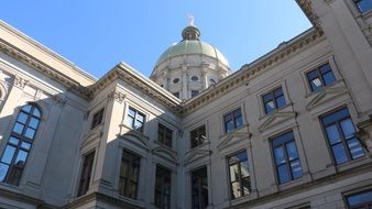 capitol landmark sunny view