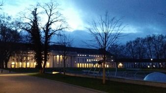 imposing koblenz castle