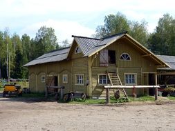 rural house in Russia