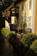 beautiful old house on the channel in Eksjo