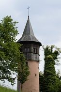 ancient tower on mainau island