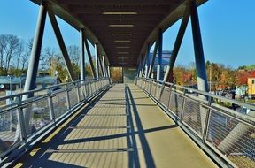 platform bridge at the railway station