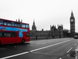 famous London red bus