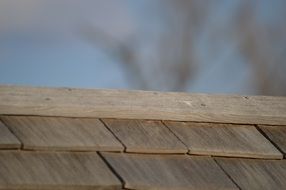 wooden roof shingles