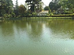 lake in a park in rio grande do sul in brazil