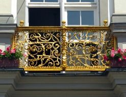 gold balcony