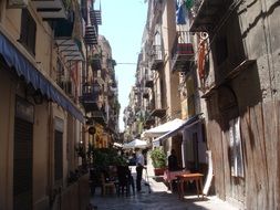 street in palermo, sicily