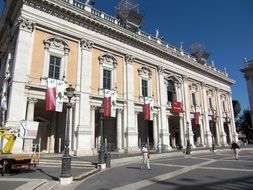 piazza del campidoglio in Rome italy