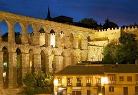 Beautiful architecture in Segovia, spain