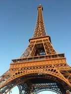 famous eiffel tower in paris in France