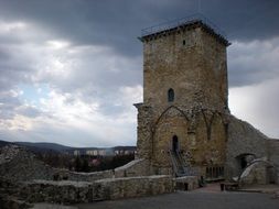 Stone fortness from middle ages in Miskolc