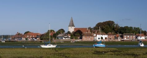 Bosham Quay is a harbor in Beauchamp, England