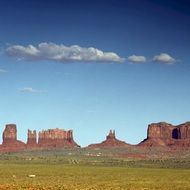 Monument Valley on the horizon