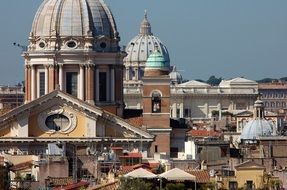 rome great architecture roof view